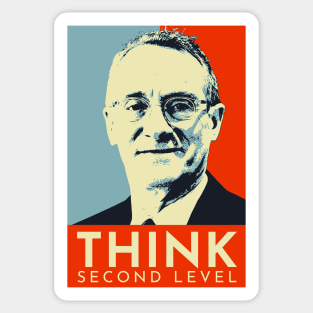 Think Second Level Howard Sticker